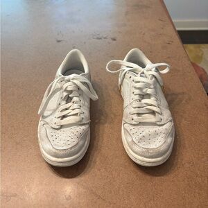 nike air jordan 1 no swoosh suede sneakers